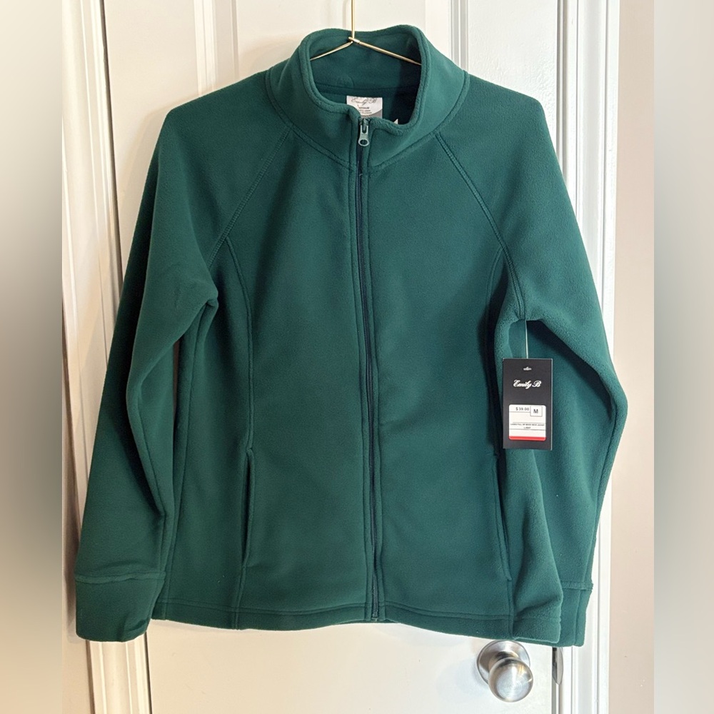 Emerald Green Fleece Jacket